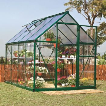 Palram - Canopia Hybrid 6x8 Greenhouse - Green image