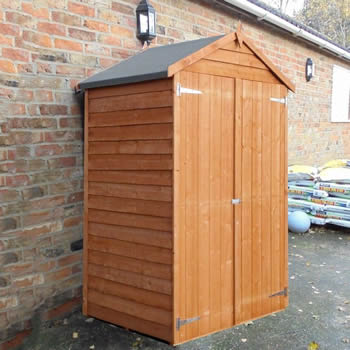 Shire Overlap Windowless Shed 4x3 with Double Doors image