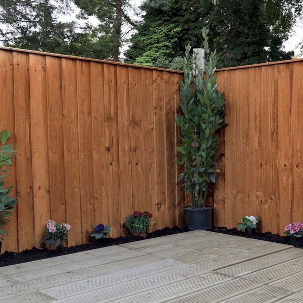 3ft X 6ft Featheredge Pressure Treated Fence Panel - One Garden