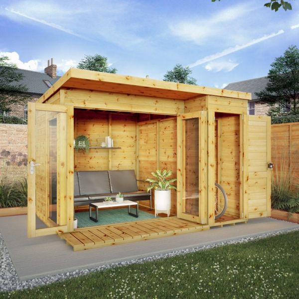 Mercia Garden Room Combi Summerhouse 10x8-57928 