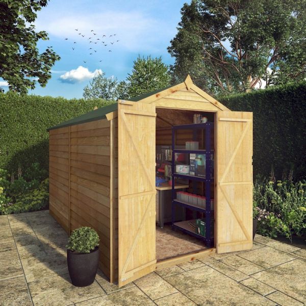 Mercia Overlap Apex Shed 10x6 - Windowless