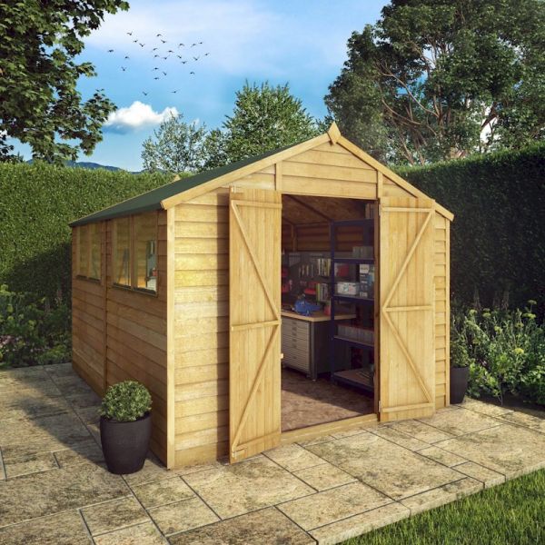 Mercia Overlap Apex Shed 10x8