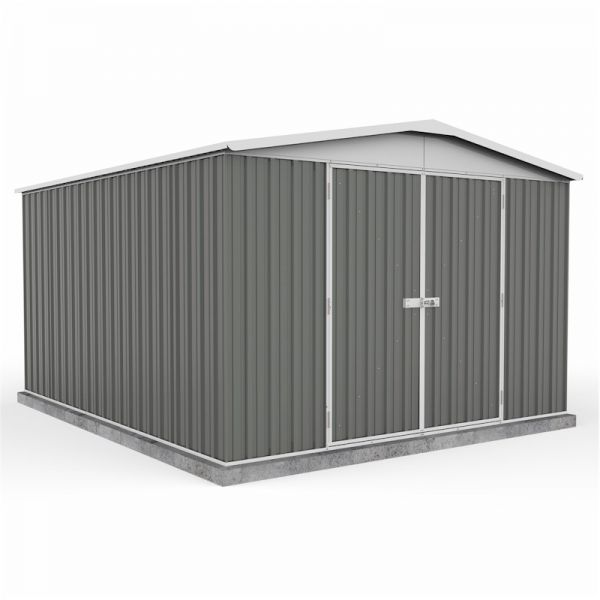 Absco Regent Woodland Grey Metal Shed 3.0m x 3.66m