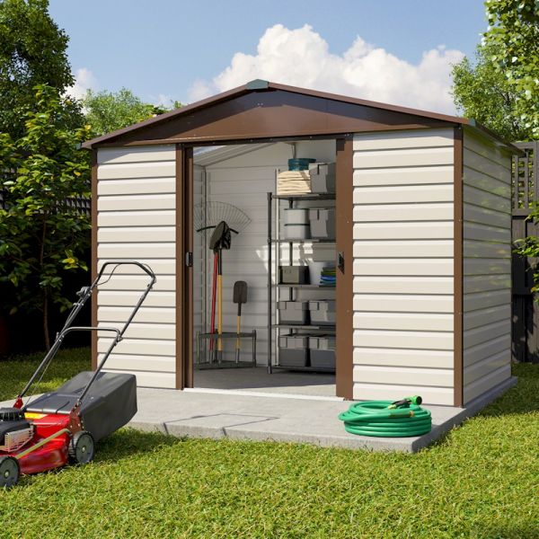 Yardmaster Shiplap 106TBSL Metal Shed 2.85 x 1.86m