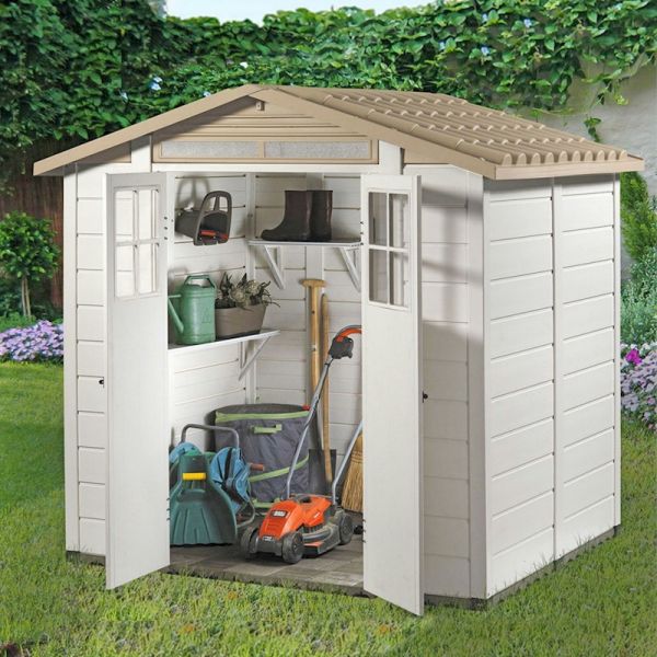 Shire Tuscany EVO 200 Double Door Plastic Shed