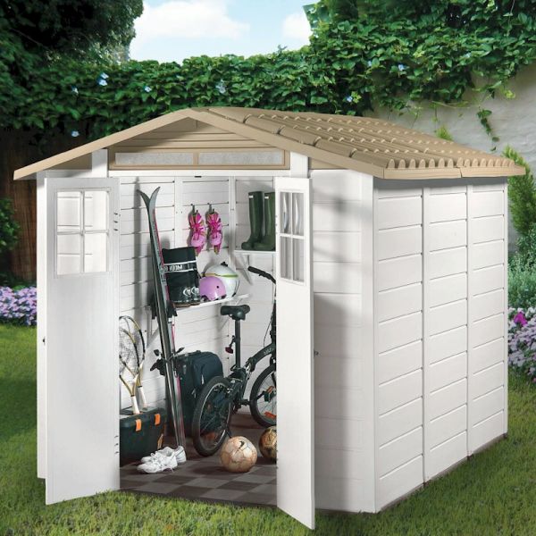 Shire Tuscany EVO 240 Double Door Plastic Shed