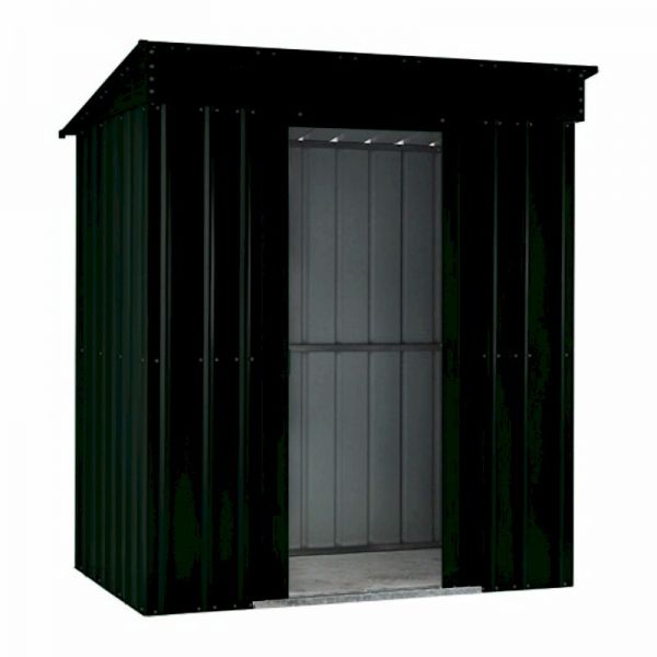 Lotus Pent 6x4 Anthracite Grey Metal Shed