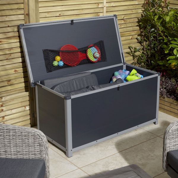 Rowlinson Airevale 4x2 Cushion Box - Dark Grey