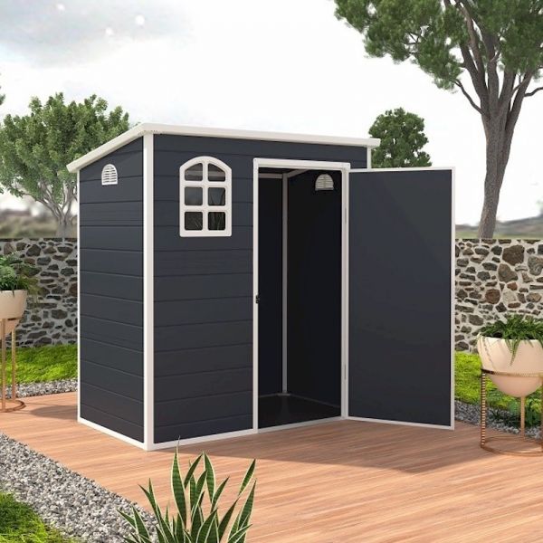 Jasmine Pent Plastic Shed 6x3