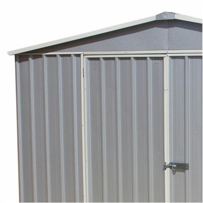 absco regent titanium metal shed 3.66 x 3.0m - one garden