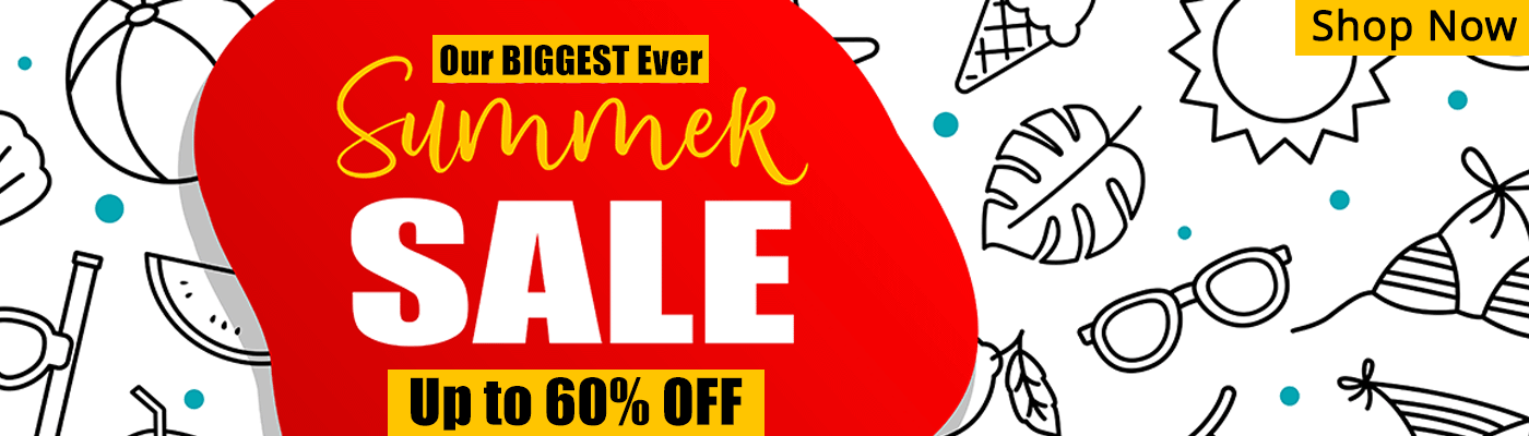 SUMMER SALE - Up to 60% OFF