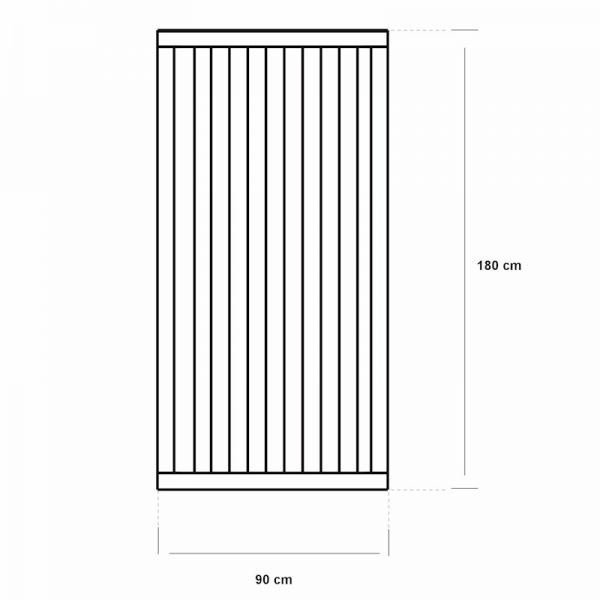 Grange Featheredge Gate 1.8m Green