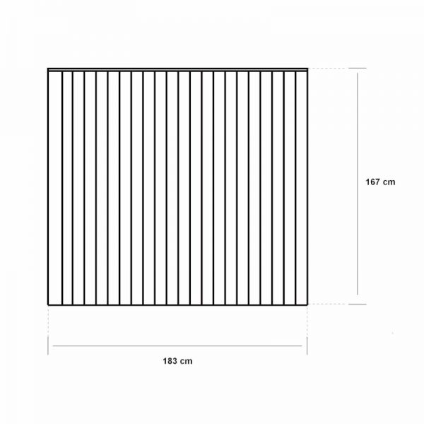 Grange Standard Featheredge Panel 1.65m