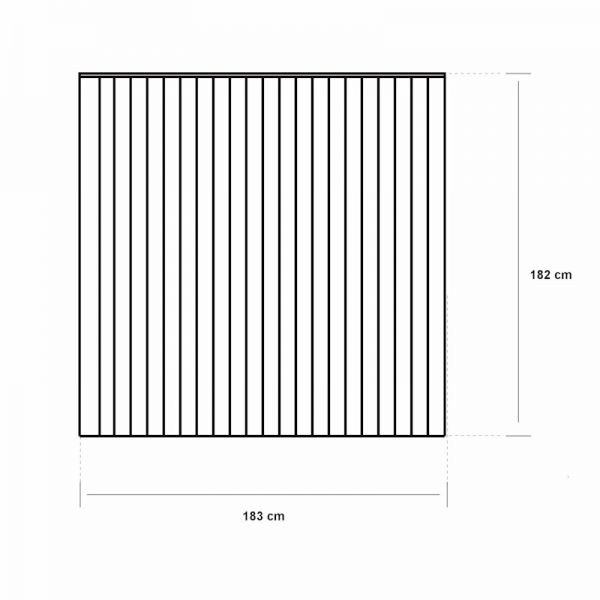 Grange Standard Featheredge Panel 1.8m