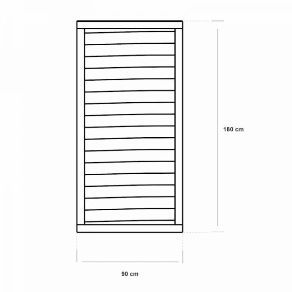 Grange Superior Lap Gate 1.8m Green