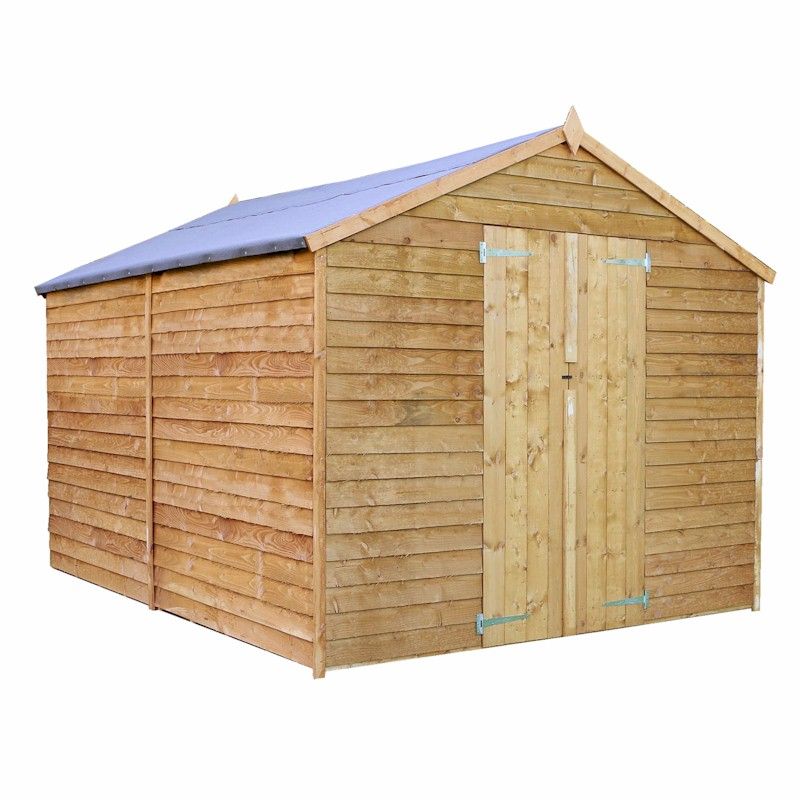 Mercia Overlap Apex Shed 12x8 - Windowless - One Garden