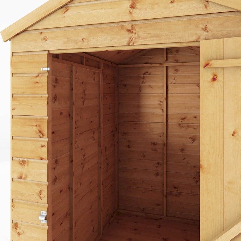 Mercia Shiplap Apex Shed 6x4 - Windowless - One Garden