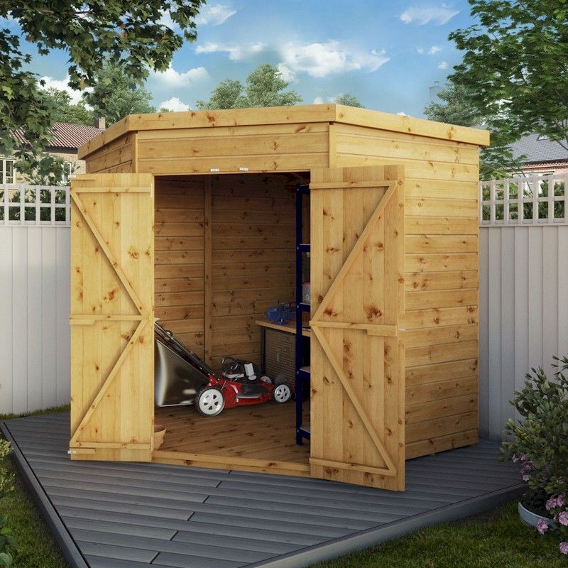 Mercia Shiplap Corner Shed 7x7 - One Garden