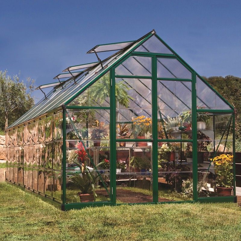 Palram - Canopia Balance 8x20 Greenhouse - Green - One Garden