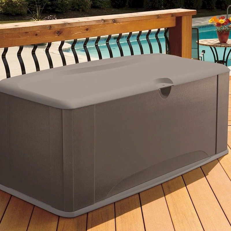 Rubbermaid XL Deck Box Plastic Storage Unit - One Garden