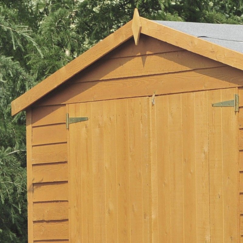 Shire Overlap Garden Shed 10x8 With Double Doors One Garden