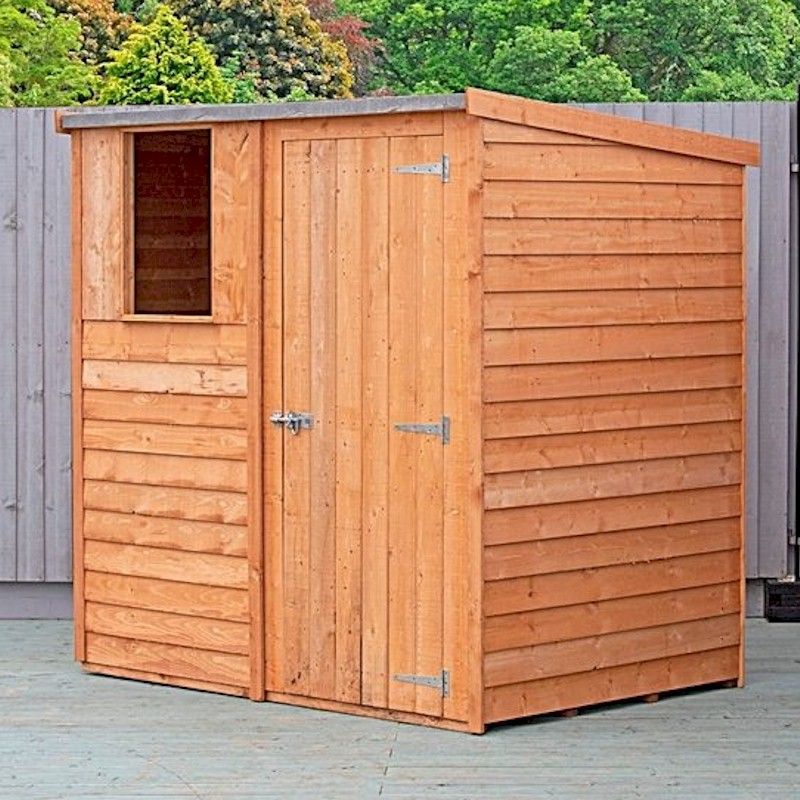 Shire Overlap Pent Garden Shed 6x4 - One Garden