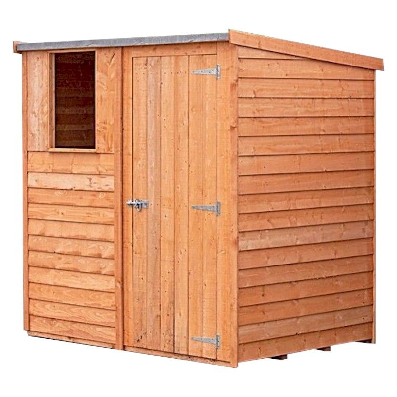 Shire Overlap Pent Garden Shed 6x4 - One Garden