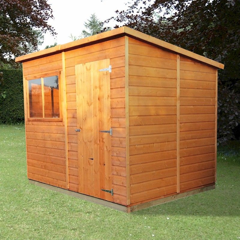 Shire Pent Shed 8x6 One Garden 7484