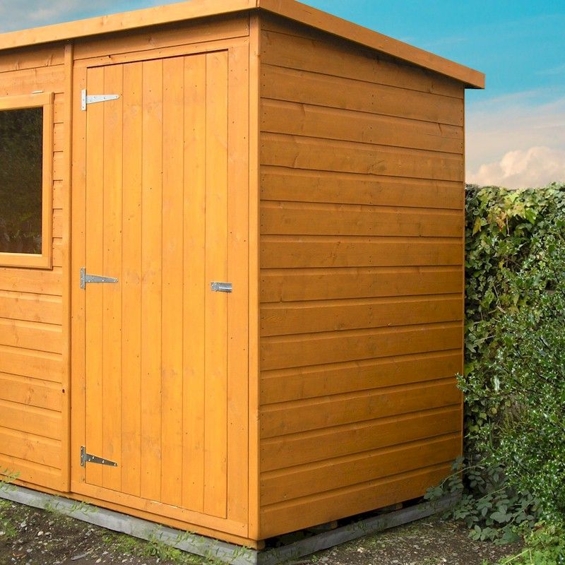 Shire Shiplap Pent Shed 6x4 - One Garden