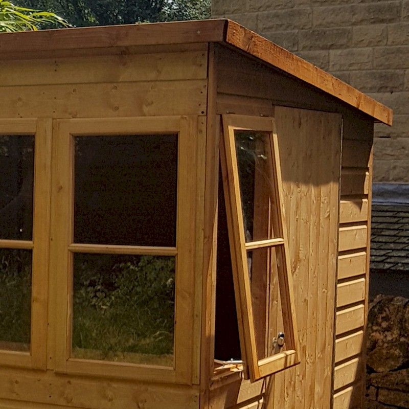 Shire Sun Pent Potting Shed 8x8 - Right Door - One Garden