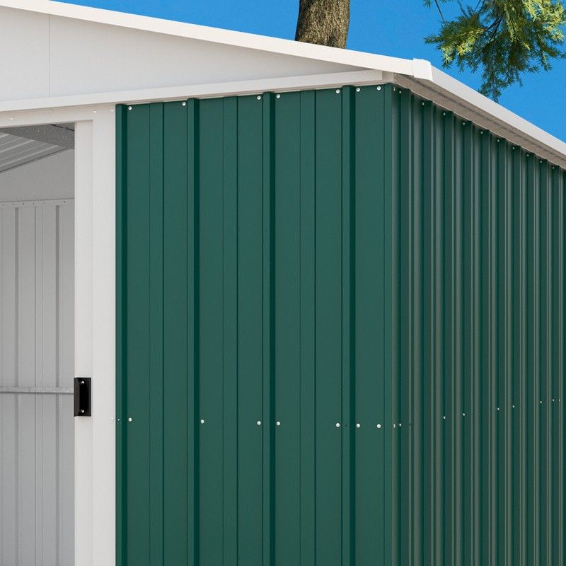 Yardmaster 108GEYZ Metal Shed With Floor Support Frame 2.85 X 2.26m ...