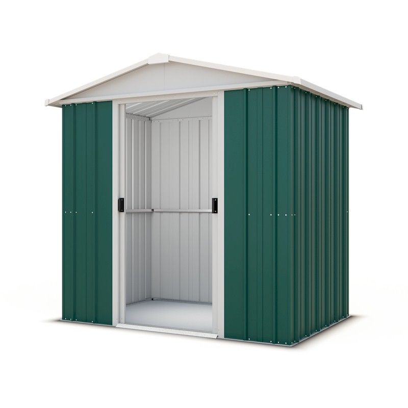 Yardmaster Emerald Deluxe 65GEYZ Metal Shed 1.86 x 1.25m - One Garden