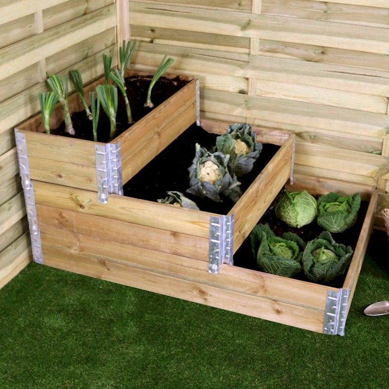 Zest 3 Tier Stackable Raised Bed One Garden