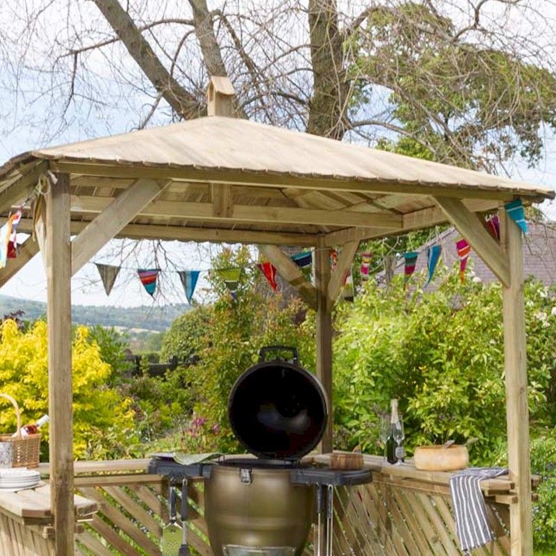 Zest Broxton BBQ Shelter - One Garden