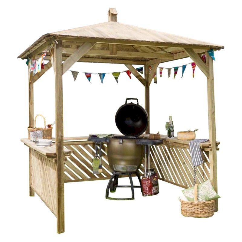 Zest Broxton BBQ Shelter - One Garden