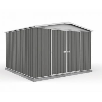 Absco Regent Woodland Grey Metal Shed 3.0m x 2.92m image