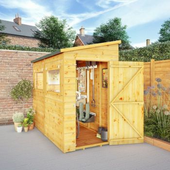 Mercia Premium Modular Shiplap Pent Shed 8x4 image