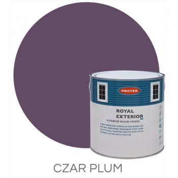 Protek Royal Exterior Wood Stain - Czar Plum 2.5 Litre image