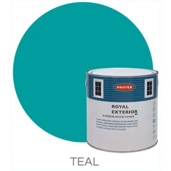 Protek Royal Exterior Wood Stain - Teal 1 Litre image