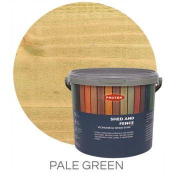 Protek Shed and Fence Stain - Pale Green 5 Litre image