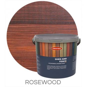 Protek Shed and Fence Stain - Rosewood 5 Litre image