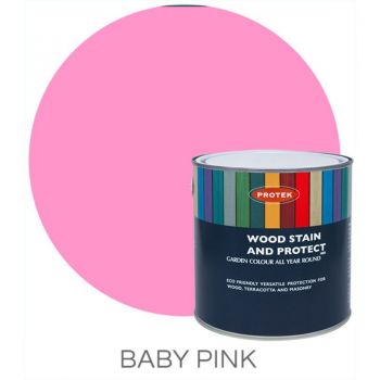 Protek Wood Stain & Protector - Baby Pink 1 Litre image