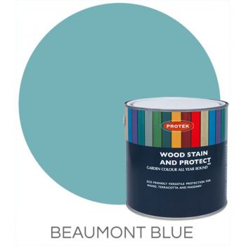 Protek Wood Stain & Protector - Beaumont Blue 25 Litre image