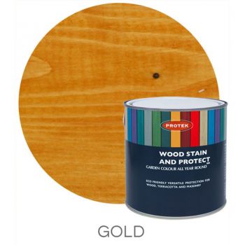 Protek Wood Stain & Protector - Gold 1 Litre image