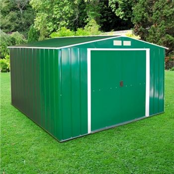 Sapphire Apex 10x10 Green Metal shed image