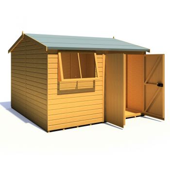 Shire Atlas Reverse Shed 10x10 with Double Doors image