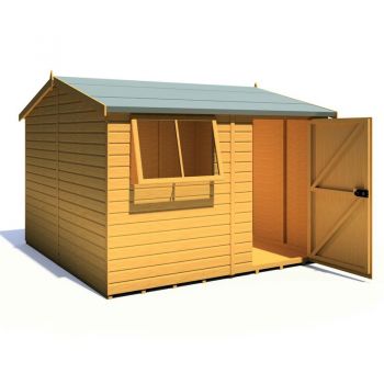 Shire Atlas Reverse Shed 10x10 with Single Door image