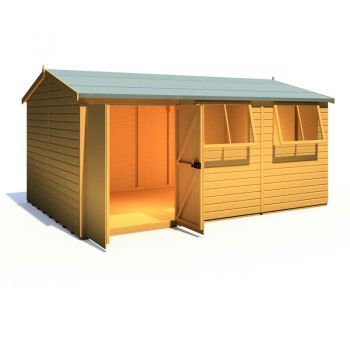 Shire Atlas Reverse Shed 10x15 with Double Doors image