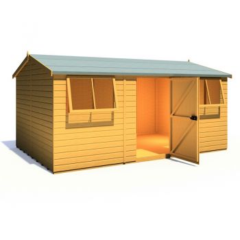 Shire Atlas Reverse Shed 10x15 with Single Door image