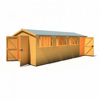 Shire Atlas Reverse Shed 10x20 with Single and Double Doors image